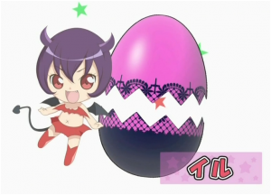 "Il and her egg."